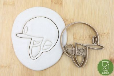 Keksstempel/Ausstechform Reithelm ca.8cm Keksstempel/Ausstechform Reithelm ca.8cm