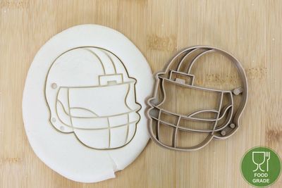 Keksstempel/Ausstechform Rugbyhelm ca.8cm