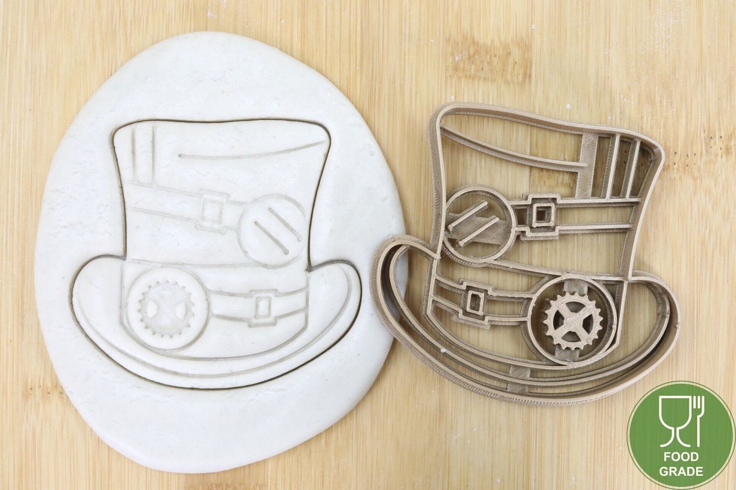 Keksstempel/Ausstechform Steampunk Hut  ca.8cm
