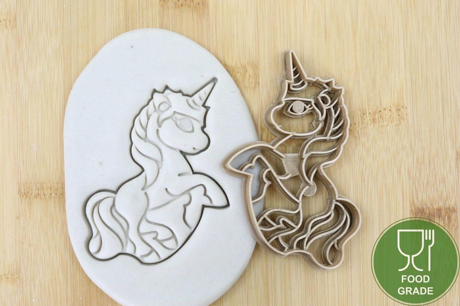 Keksstempel/Ausstechform Stehendes Einhorn ca.8cm
