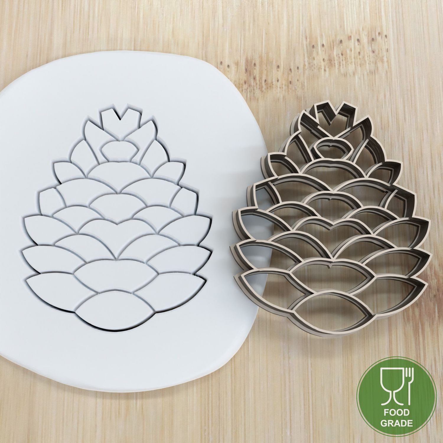 Keksstempel/Ausstechform Tannenzapfen