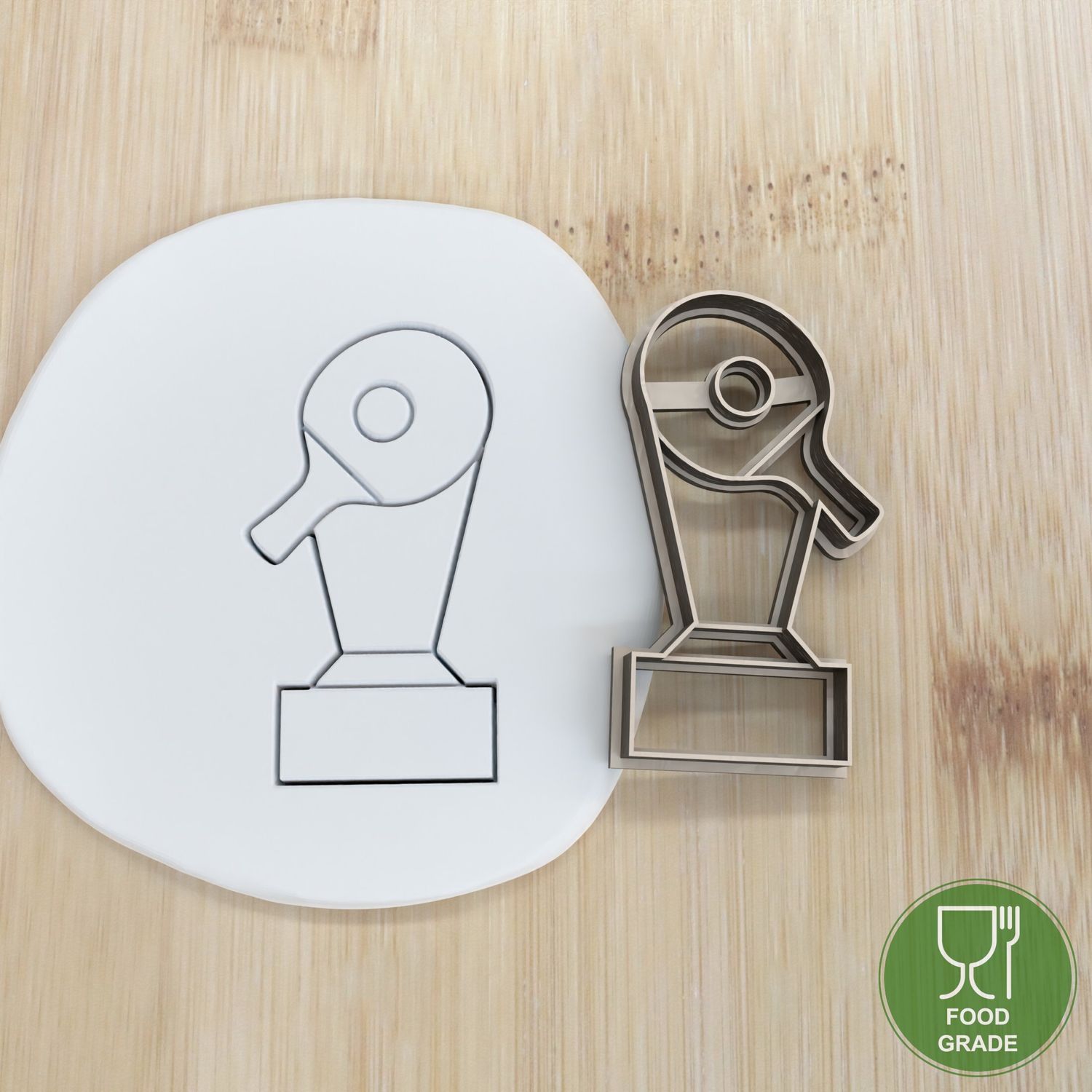 Keksstempel/Ausstechform Tischtennis Worldcup  ca.8cm