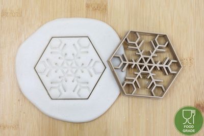 Keksstempel/Ausstechform Weihnachten Schneeflocken Type 3 ca.8cm Keksstempel/Ausstechform Weihnachten Schneeflocken Type 3 ca.8cm