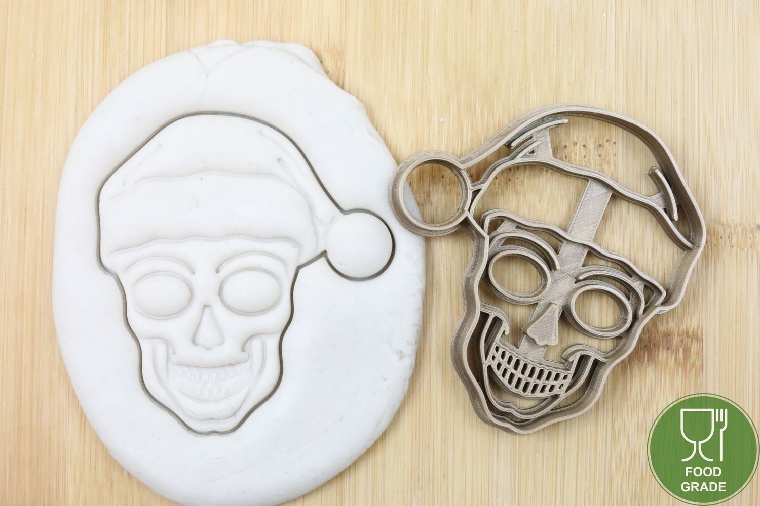Keksstempel/Ausstechform Weihnachten Skull Erwachsen ca.8cm
