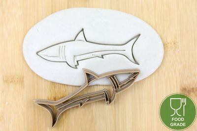 Keksstempel/Ausstechform Weisser Hai ca.8cm Keksstempel/Ausstechform Weisser Hai ca.8cm