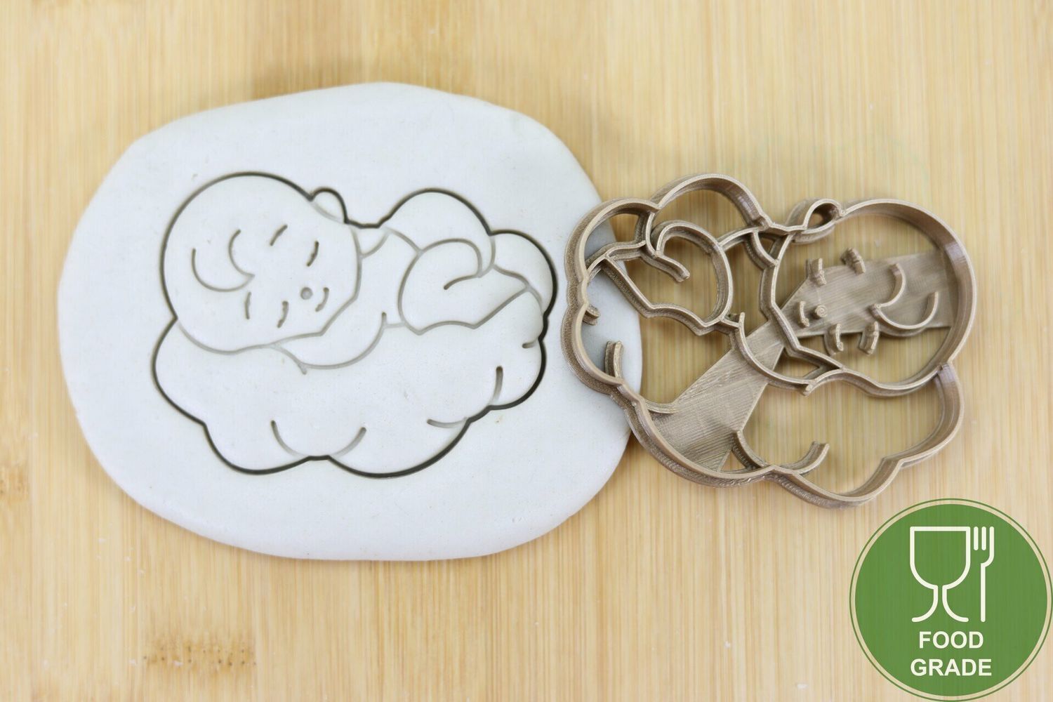 Keksstempel/Ausstechform Wolke Baby ca.8cm
