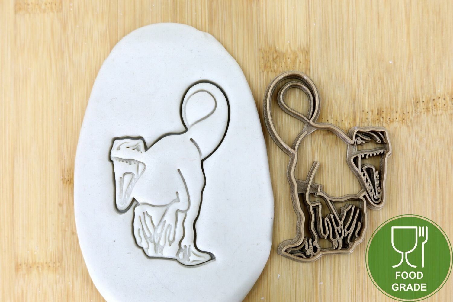 Keksstempel/Ausstechform velociraptor ca.8cm