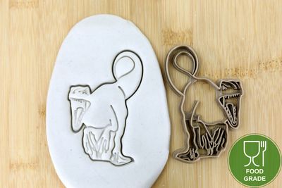 Keksstempel/Ausstechform velociraptor ca.8cm Keksstempel/Ausstechform velociraptor ca.8cm