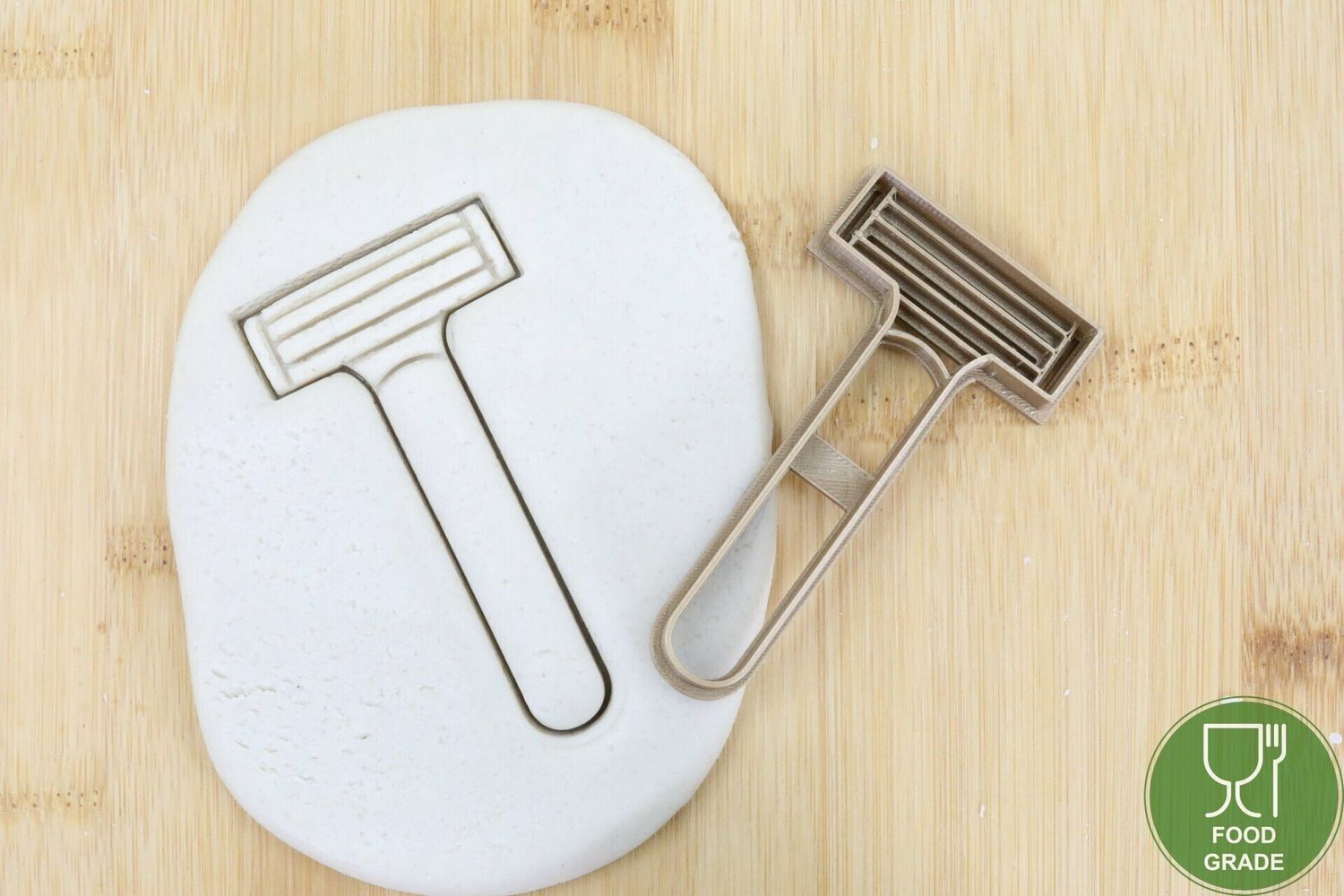 Kosmetik Rasierer Keksstempel/Ausstechform ca.8cm
