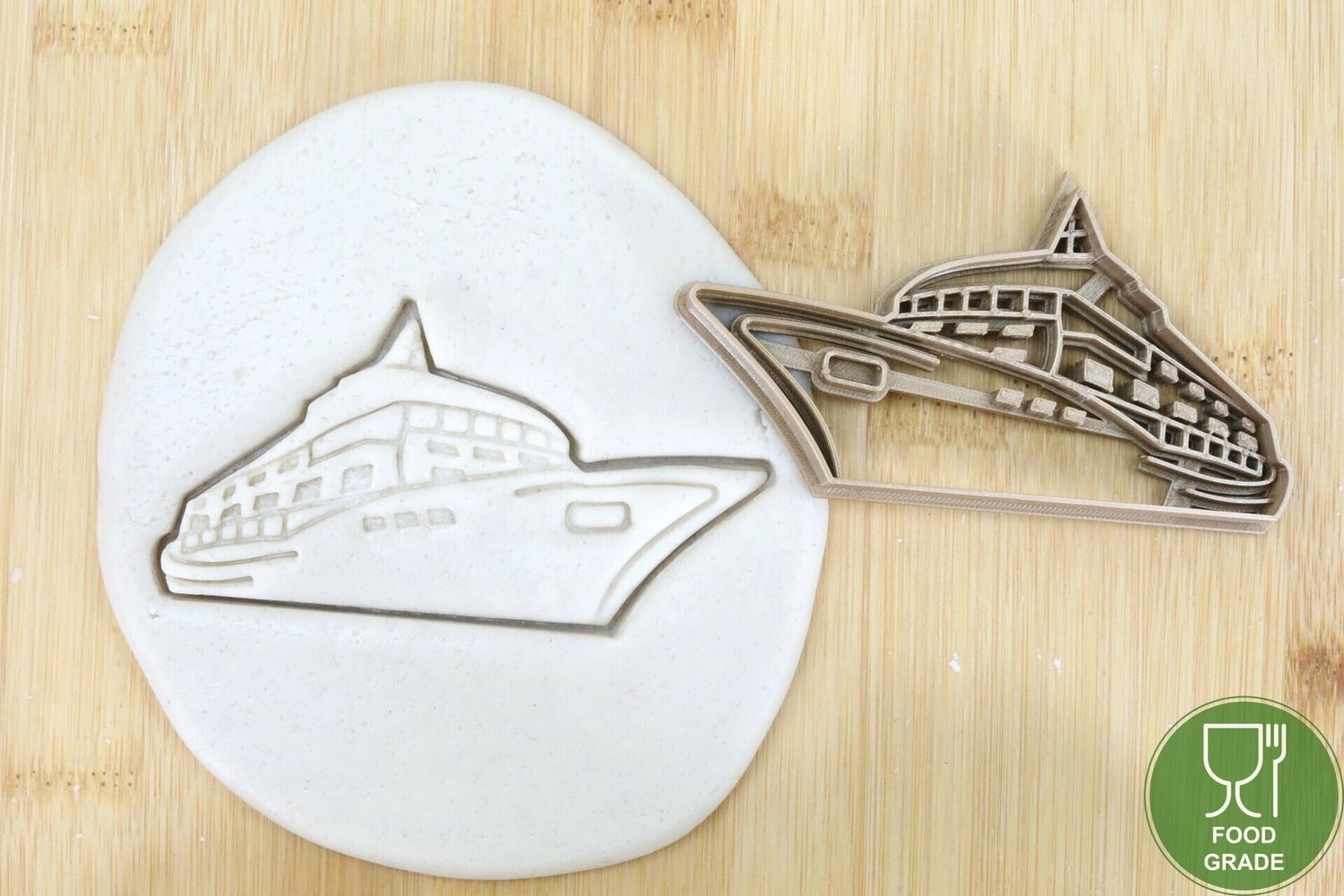 Kreuzfahrtschiff Keksstempel/Ausstechform ca.8cm