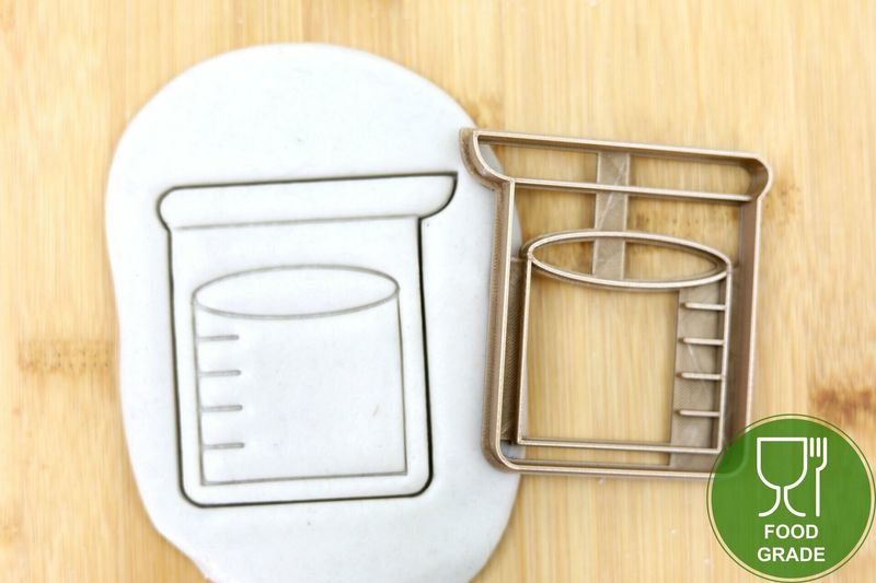 Labor/Chemie Messbecher Keksausstecher Plätzchen und Fondant ca.8cm Labor/Chemie Messbecher Keksausstecher Plätzchen und Fondant ca.8cm