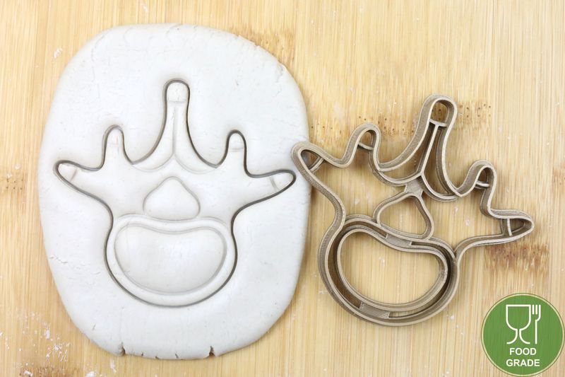 Lumbar vertebra Keksausstecher Plätzchen und Fondant ca.8cm Lumbar vertebra Keksausstecher Plätzchen und Fondant ca.8cm