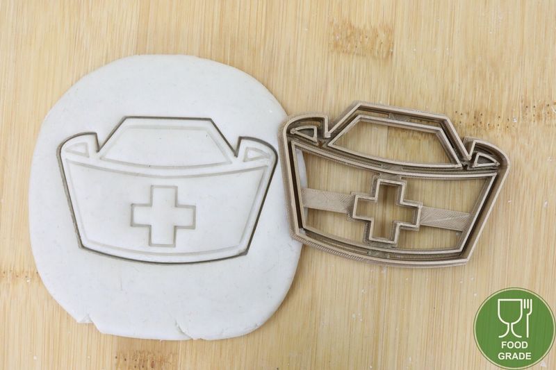 Medizin Arzt Krankenschwester Haube Keksausstecher Plätzchen und Fondant ca.8cm Medizin Arzt Krankenschwester Haube Keksausstecher Plätzchen und Fondant ca.8cm