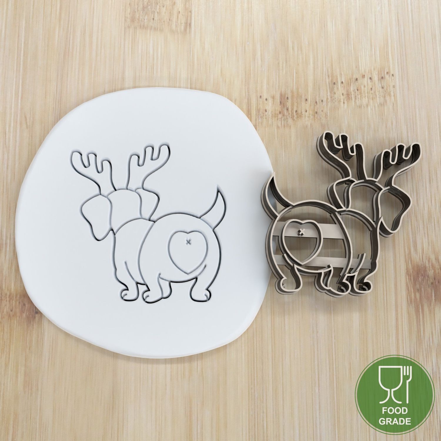 Merry Dogmas Keksstempel/Ausstechform Weihnachten ca.8cm