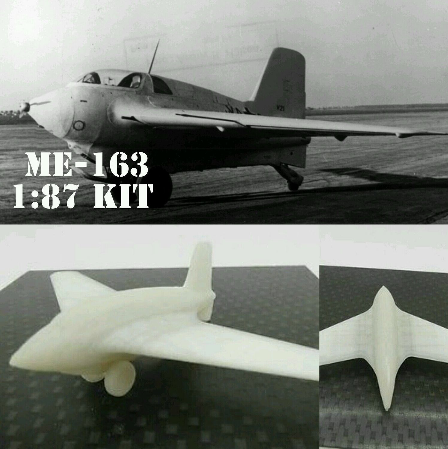 Messerschmitt Me-163 WW2 Kit Bausatz 1:87