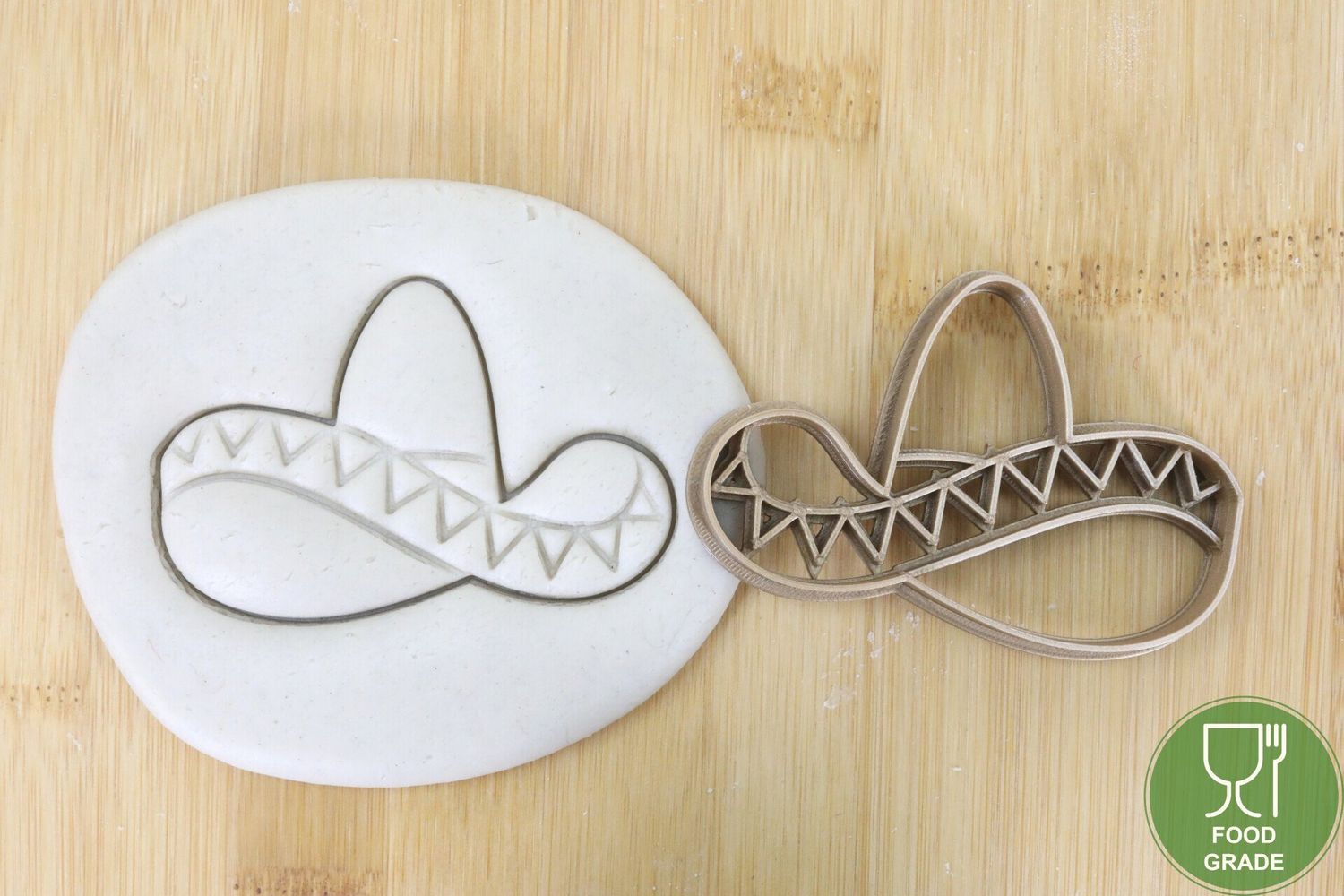 Mexiko Sombrero Keksstempel/Ausstechform ca.8cm