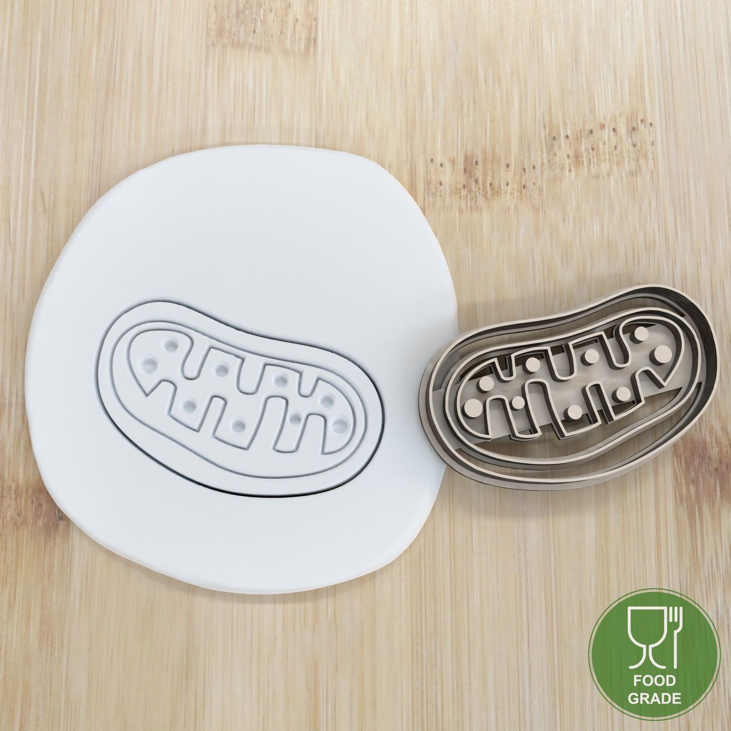 Mitochondrion Keksausstecher Plätzchen und Fondant ca.8cm