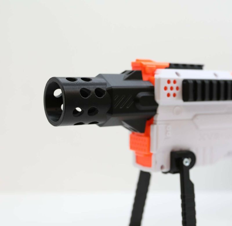 Nerf Rival Kronos XVIII-500 MUZZLE Brake mod Nerf Rival Kronos XVIII-500 MUZZLE Brake mod