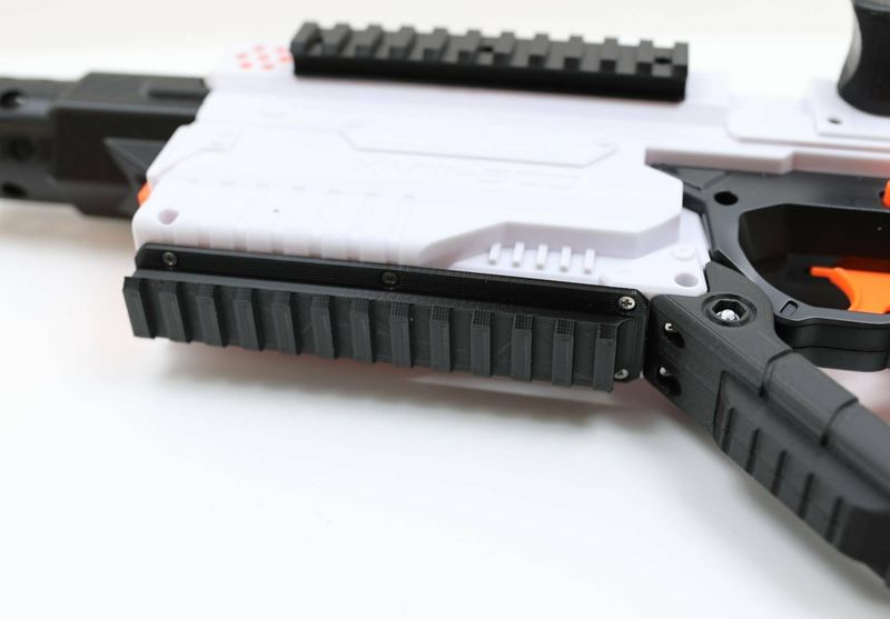 Nerf Rival Kronos XVIII-500 tactical rail picatinny Bottom mod Nerf Rival Kronos XVIII-500 tactical rail picatinny Bottom mod