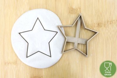 New Year Keksstempel/Ausstechform Stern	  ca.8cm New Year Keksstempel/Ausstechform Stern	  ca.8cm