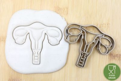 Organ Gebärmutter Keksausstecher Plätzchen und Fondant ca.8cm Organ Gebärmutter Keksausstecher Plätzchen und Fondant ca.8cm