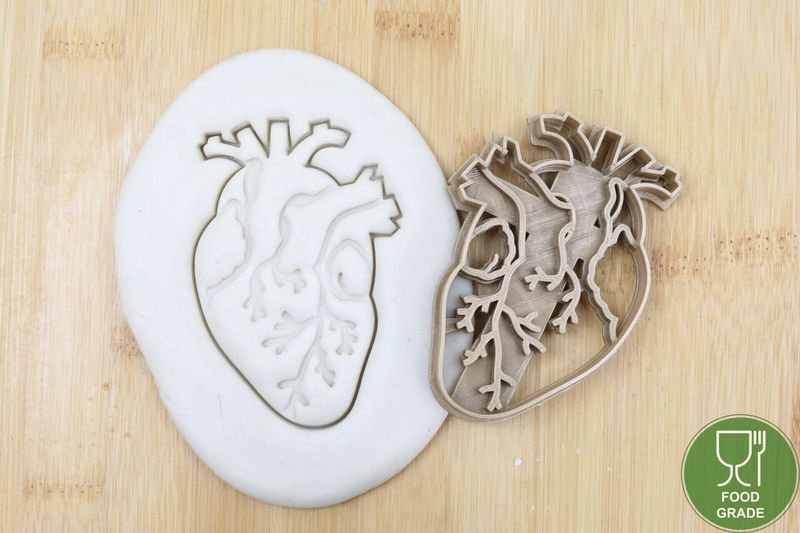 Organ Herz Keksausstecher Plätzchen und Fondant ca.8cm Organ Herz Keksausstecher Plätzchen und Fondant ca.8cm