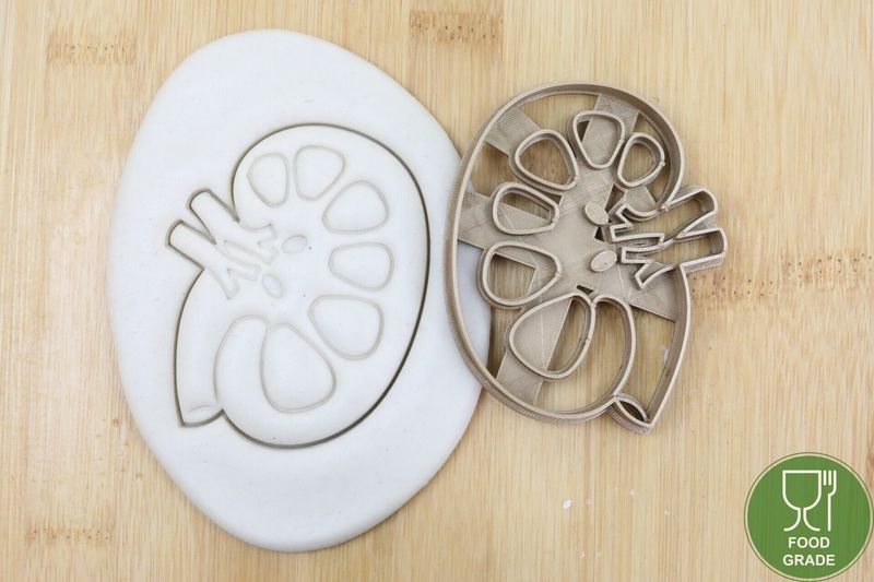 Organ Niere Keksausstecher Plätzchen und Fondant ca.8cm Organ Niere Keksausstecher Plätzchen und Fondant ca.8cm