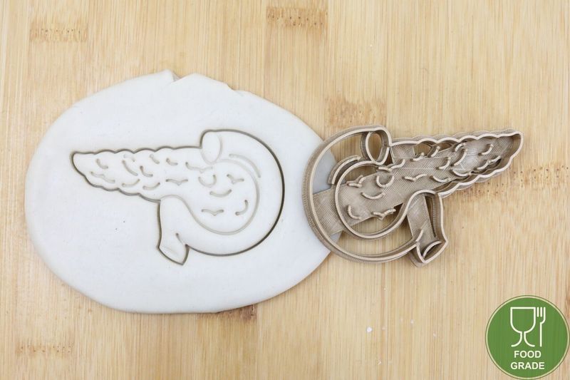 Organ Pankreas Keksausstecher Plätzchen und Fondant ca.8cm Organ Pankreas Keksausstecher Plätzchen und Fondant ca.8cm
