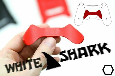 Orig. SHARK Paddle PS4 inkl. Schrauben 'White Shark' Orig. SHARK Paddle PS4 inkl. Schrauben 'White Shark'