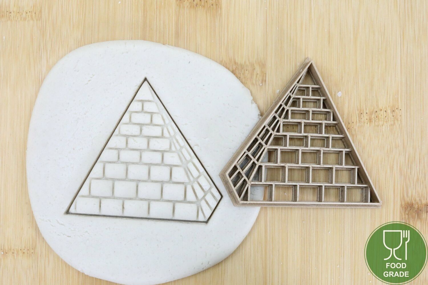 Pyramiden Plätzchen Ausstechform Keksausstecher Fondant ca.8cm