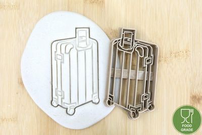Reisekoffer Keksstempel/Ausstechform ca.8cm Reisekoffer Keksstempel/Ausstechform ca.8cm