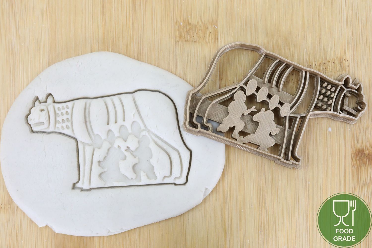 Romulus und Remus Keksstempel/Ausstechform ca.8cm