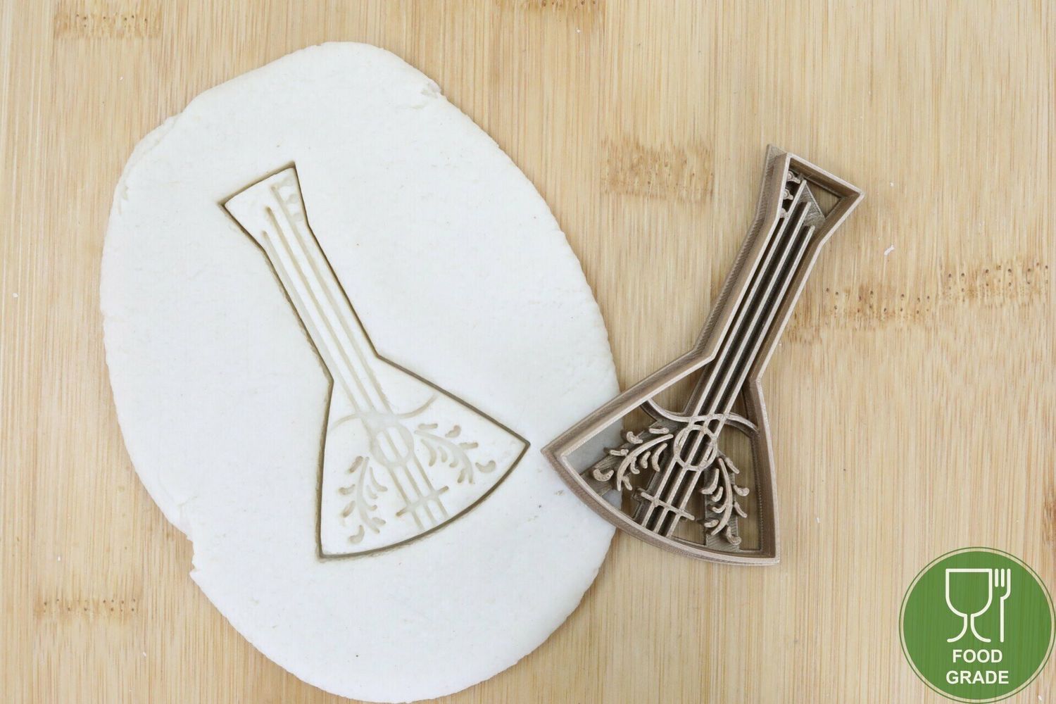Russland Balalaika Plätzchen Ausstechform Keksausstecher Fondant ca.8cm