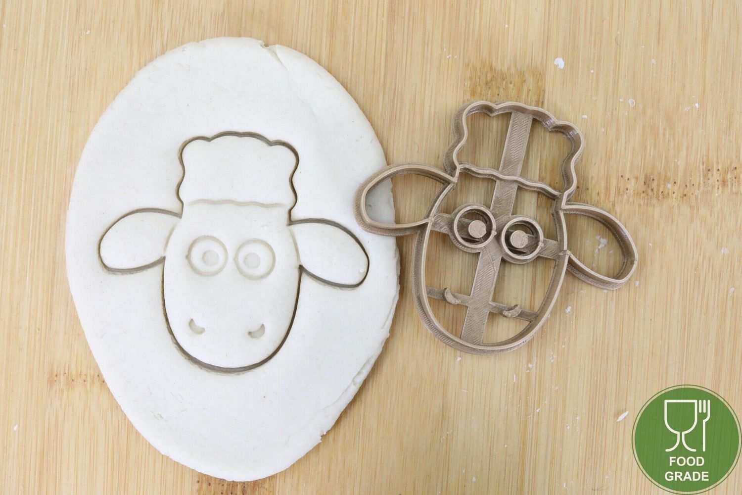 Schaf Kopf Plätzchen Ausstechform Keksausstecher Fondant ca.8cm