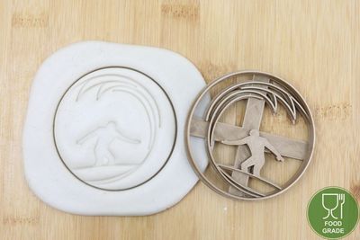 Surfer Keksstempel/Ausstechform ca.8cm Surfer Keksstempel/Ausstechform ca.8cm