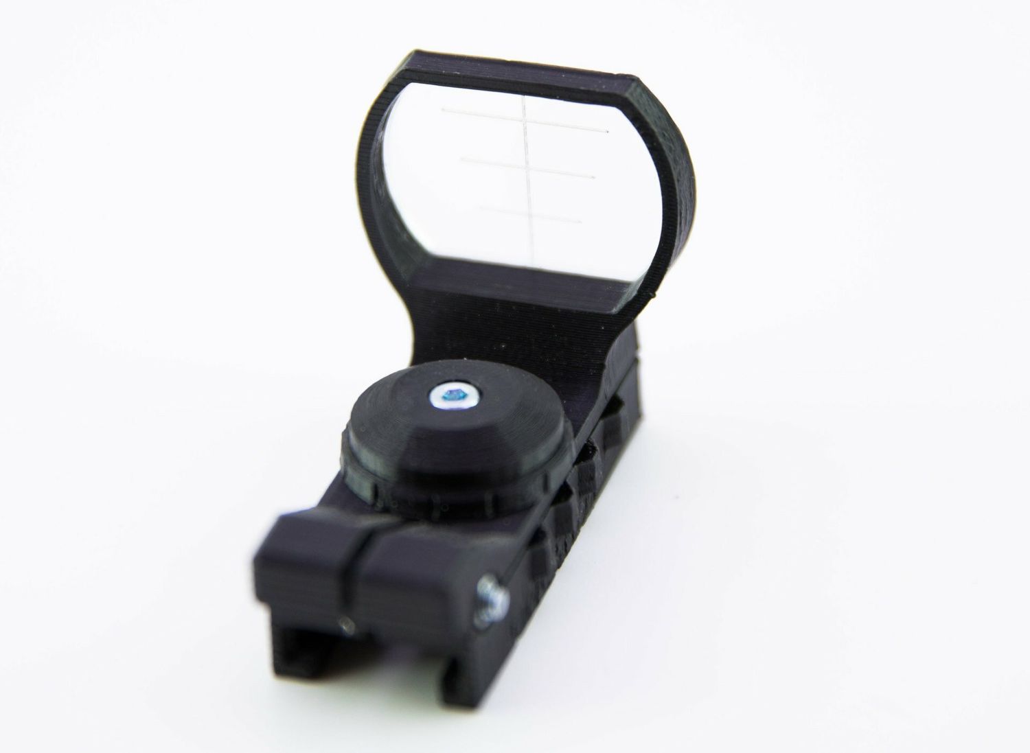 Tactical Scope (Nerf compatible) 3D printed with laser cut acrylic panel
