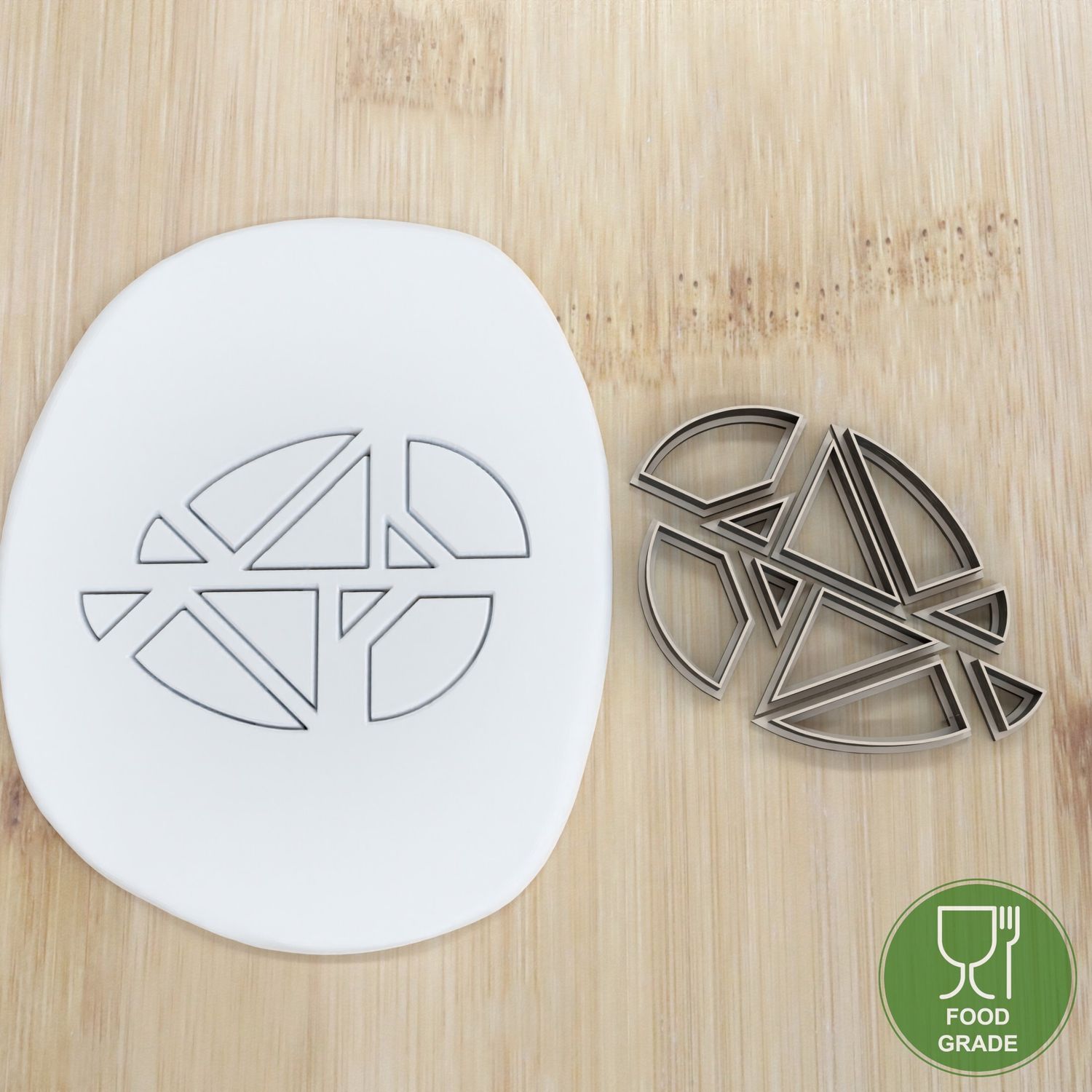 Tangram Egg Puzzle 10pieces Keksausstecher Plätzchen und Fondant ca.8cm