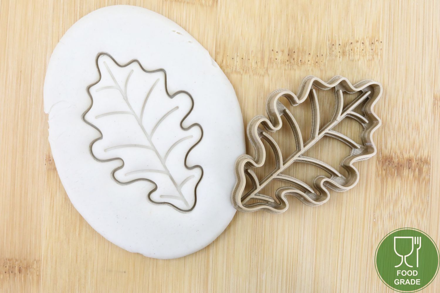 Thanksgiving Keksstempel/Ausstechform Blatt  ca.8cm