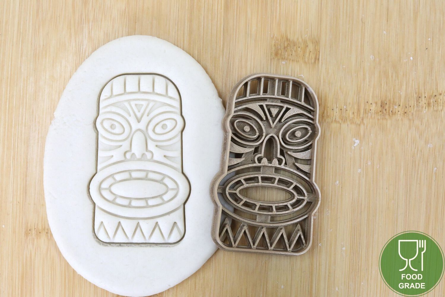 Tiki Mask 1 Plätzchen Ausstechform Keksausstecher Fondant ca.8cm