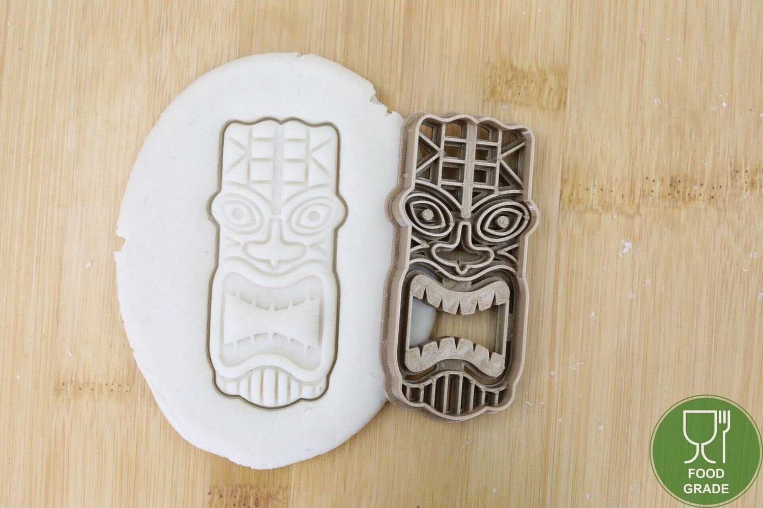 Tiki Mask 6 Plätzchen Ausstechform Keksausstecher Fondant ca.8cm