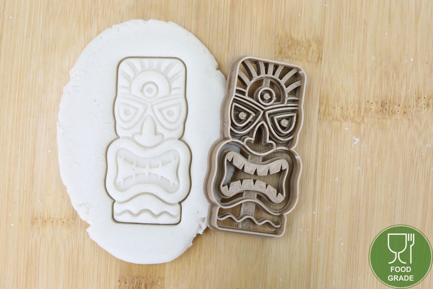 Tiki Mask 7 Plätzchen Ausstechform Keksausstecher Fondant ca.8cm