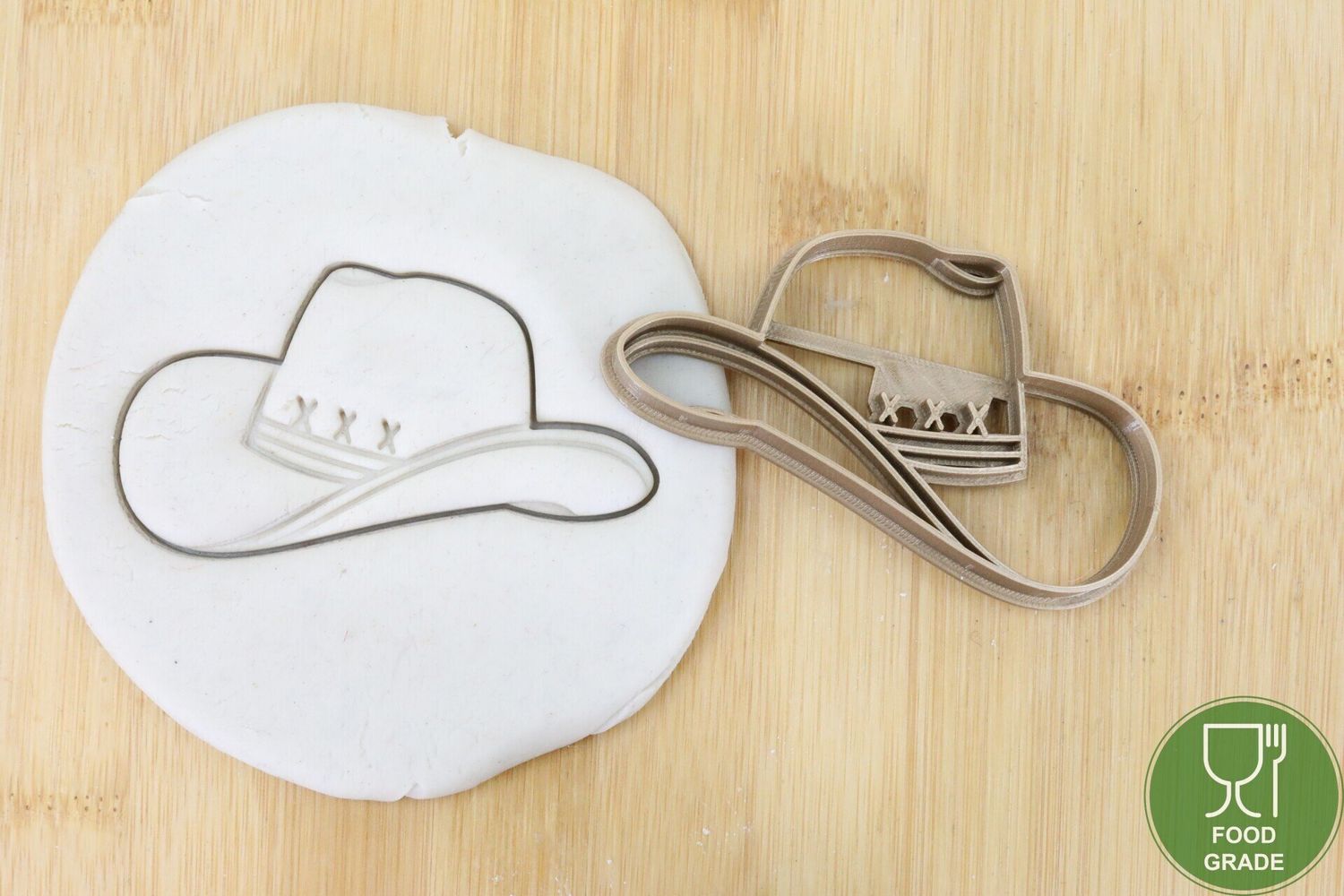 USA Cowboy hat Plätzchen Ausstechform Keksausstecher Fondant ca.8cm