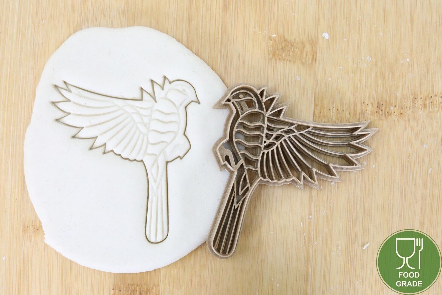 Vogel fliegt	Plätzchen Ausstechform Keksausstecher Fondant ca.8cm