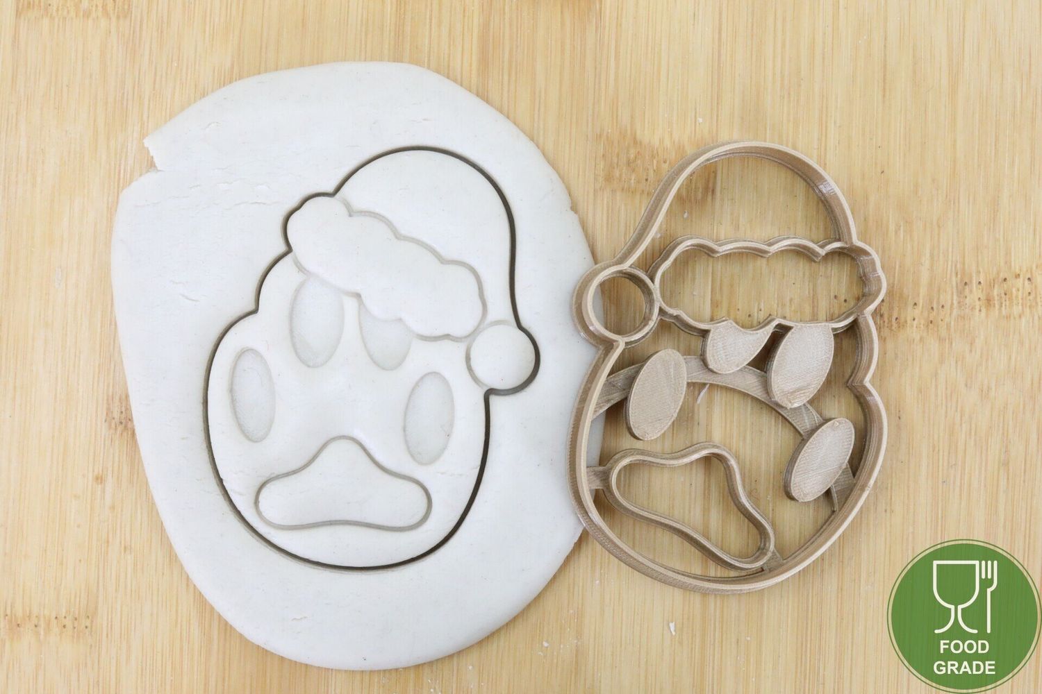 Weihnachten Cat Paw mit Mütze Keksstempel/Ausstechform Weihnachten ca.8cm