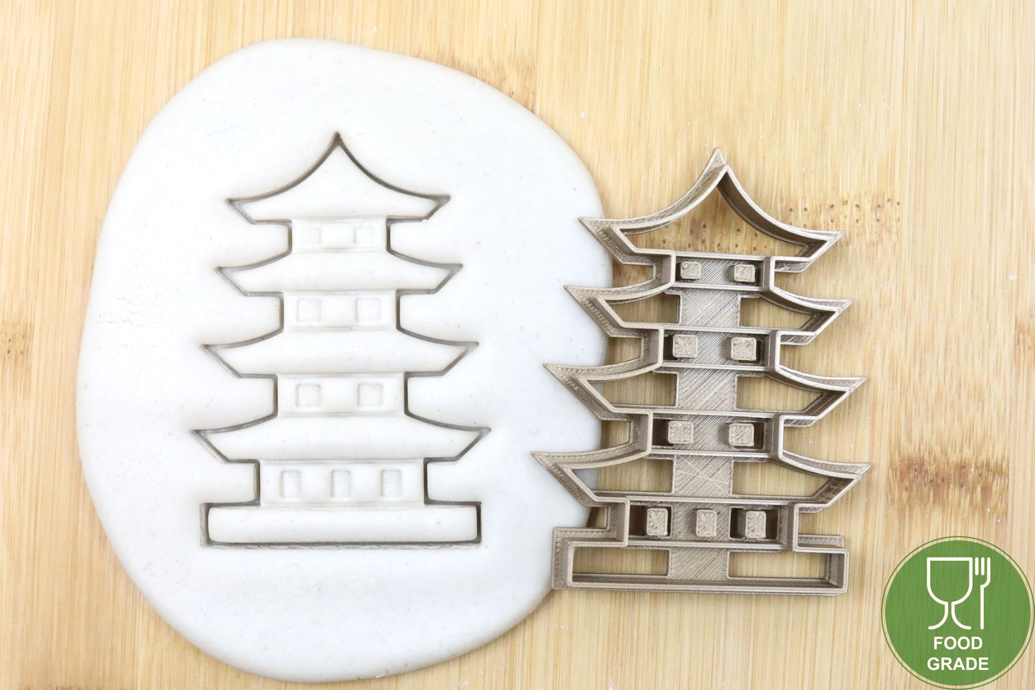 japanische Pagode	Keksstempel/Ausstechform ca.8cm