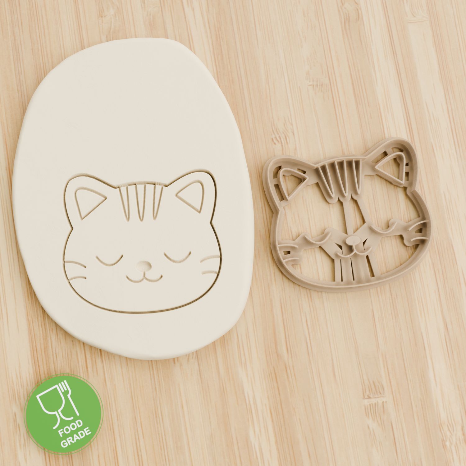 Keksstempel/Ausstechform Katze mimik 4   ca.8cm Keksstempel/Ausstechform Katze mimik 4   ca.8cm