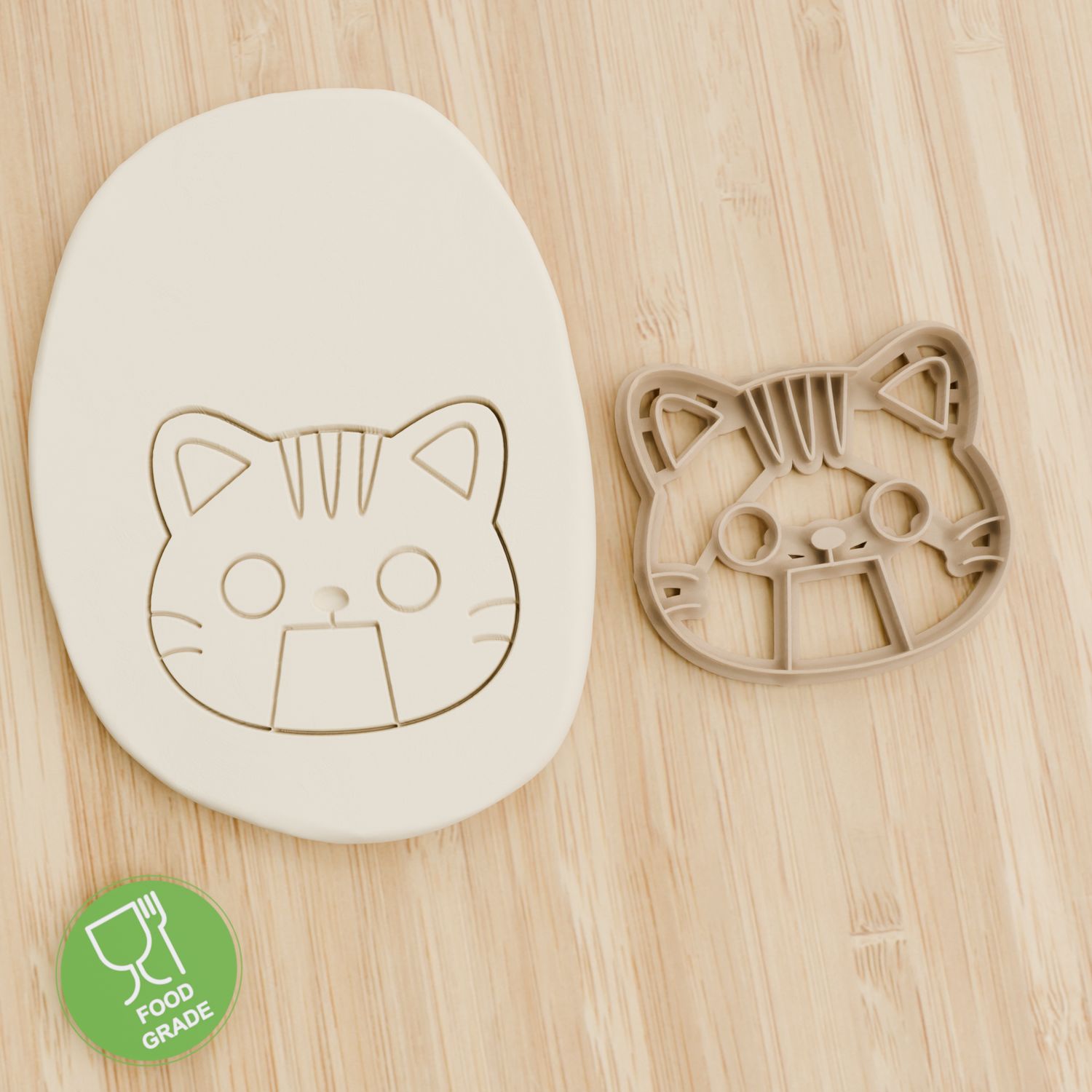 Keksstempel/Ausstechform Katze mimik 10  ca.8cm Keksstempel/Ausstechform Katze mimik 10  ca.8cm