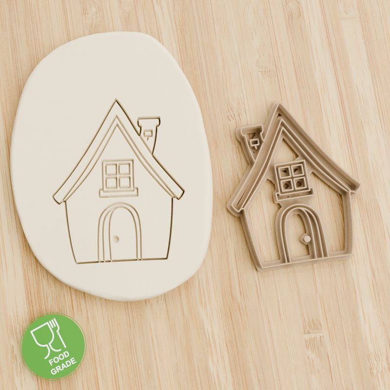 Cottage Haus Keksstempel/Ausstechform ca.8cm Cottage Haus Keksstempel/Ausstechform ca.8cm