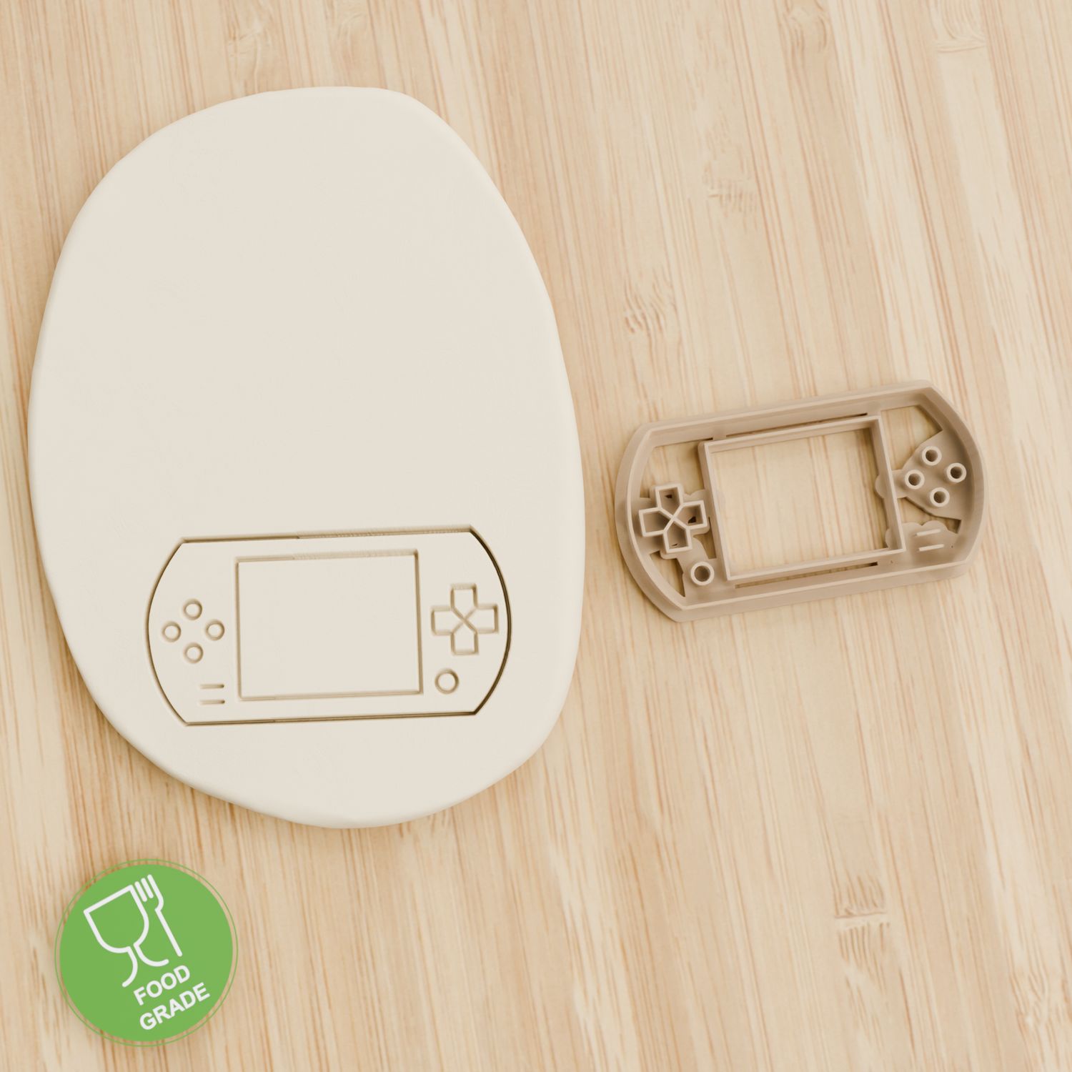 Keksstempel/Ausstechform Tragbare Spielekonsole ca.8cm Keksstempel/Ausstechform Tragbare Spielekonsole ca.8cm