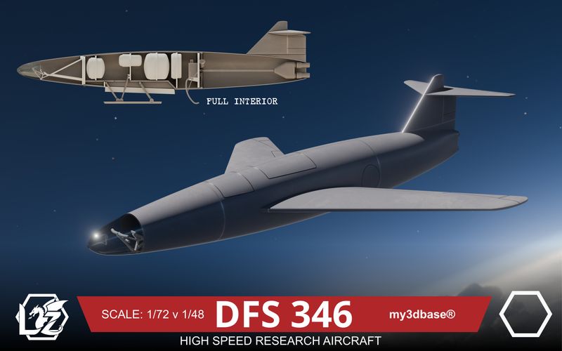DFS 346 Scale 1/72 or 1/48 DFS 346 Scale 1/72 or 1/48